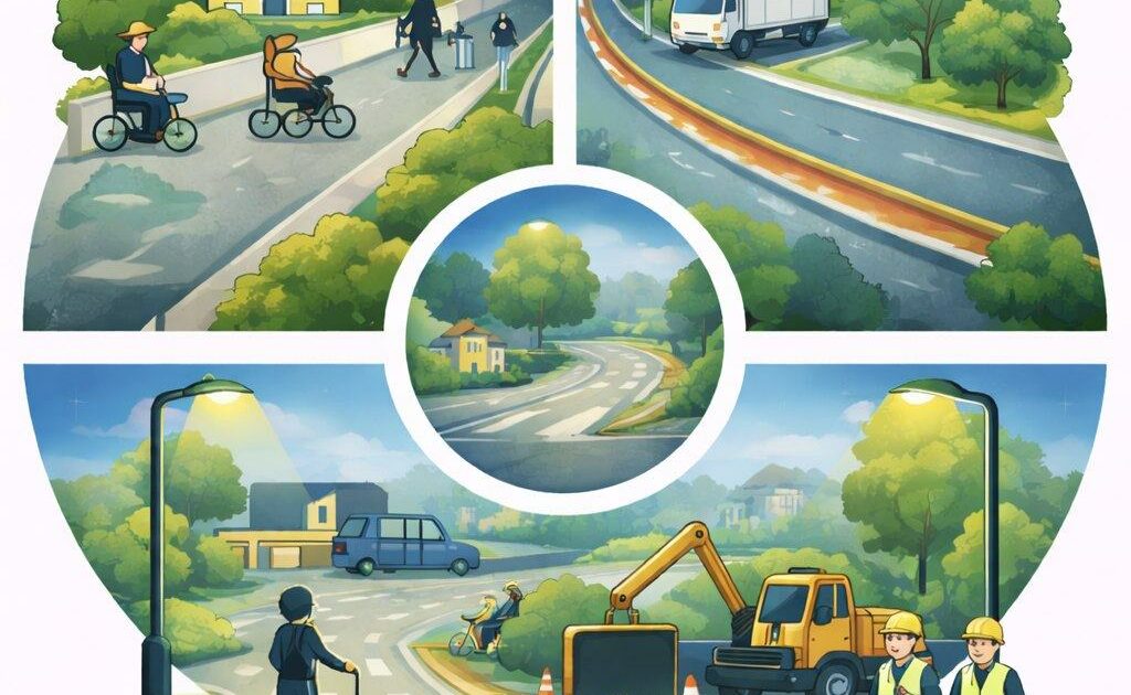 Dessin illustrant la gestion de la voirie