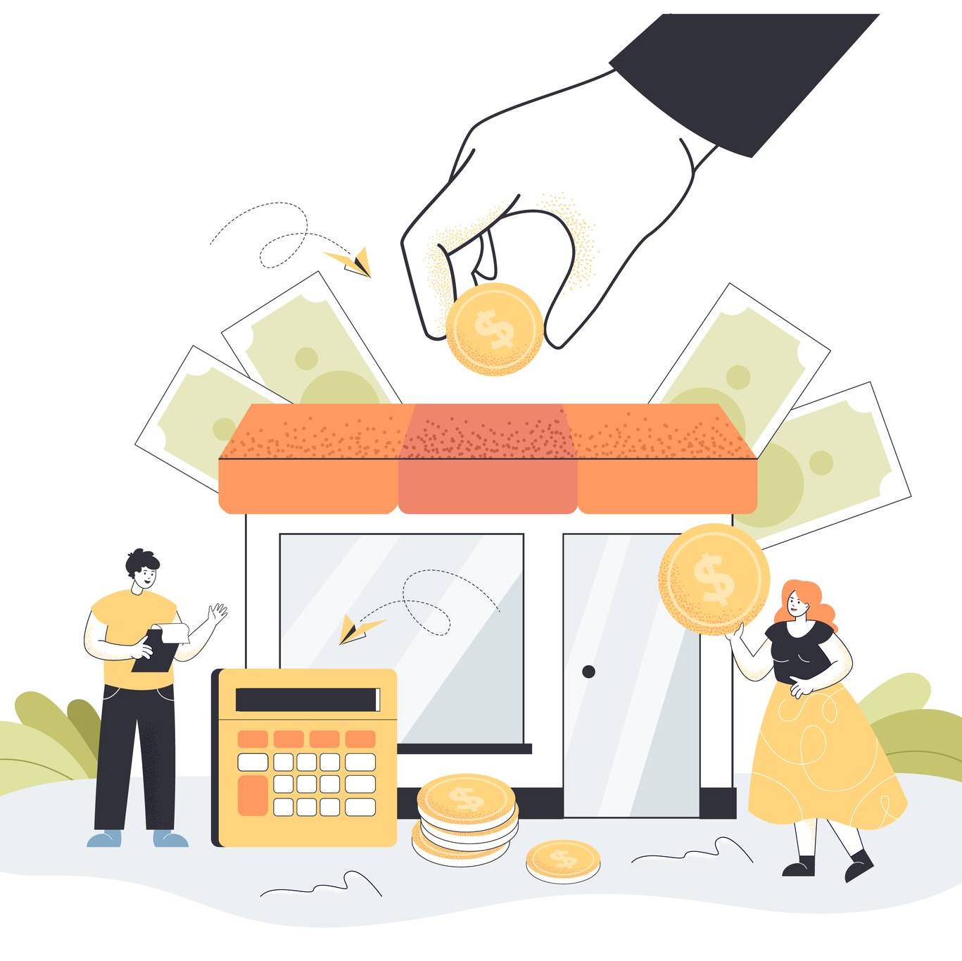 Dessin illustrant les subventions d'investissement