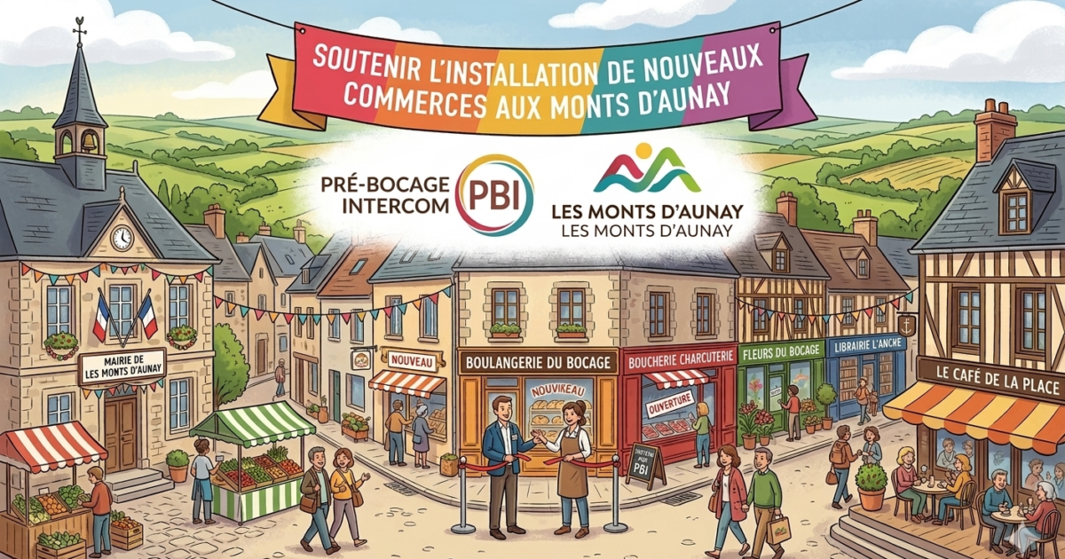 illustration pour soutenir les nouveaux commerçants avec PBI