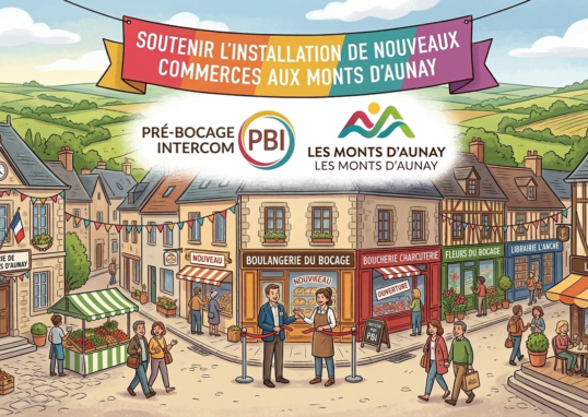 illustration pour soutenir les nouveaux commerçants avec PBI