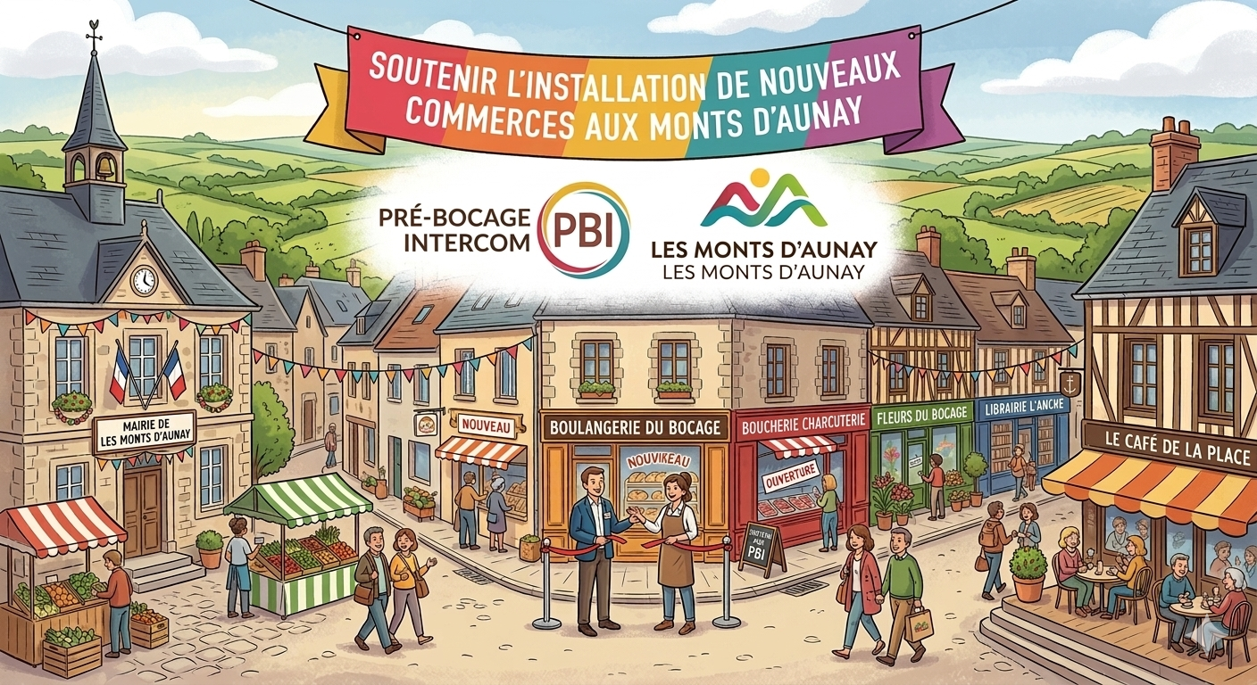 illustration pour soutenir les nouveaux commerçants avec PBI