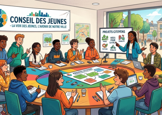 Illustration pour le Conseil des jeunes
