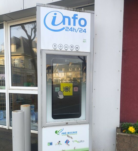 photo de la borne actuel du point info