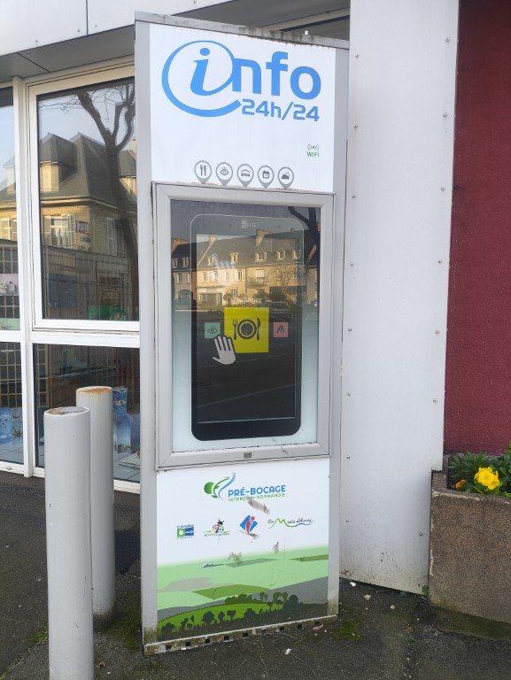 photo de la borne actuel du point info